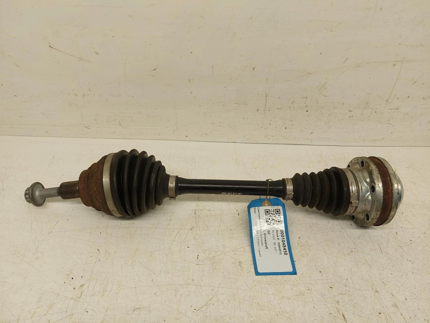 Audi Q2 Mk1 N/S Passengers Left Front Driveshaft with ABS 