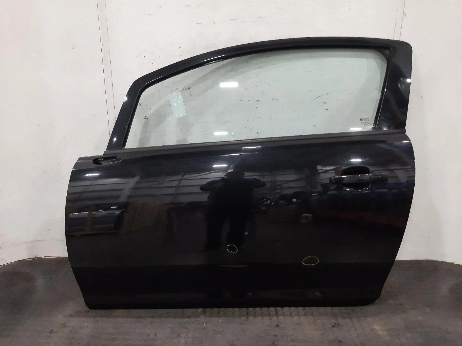 Opel Corsa D Black N/S Passengers Left Front Door 