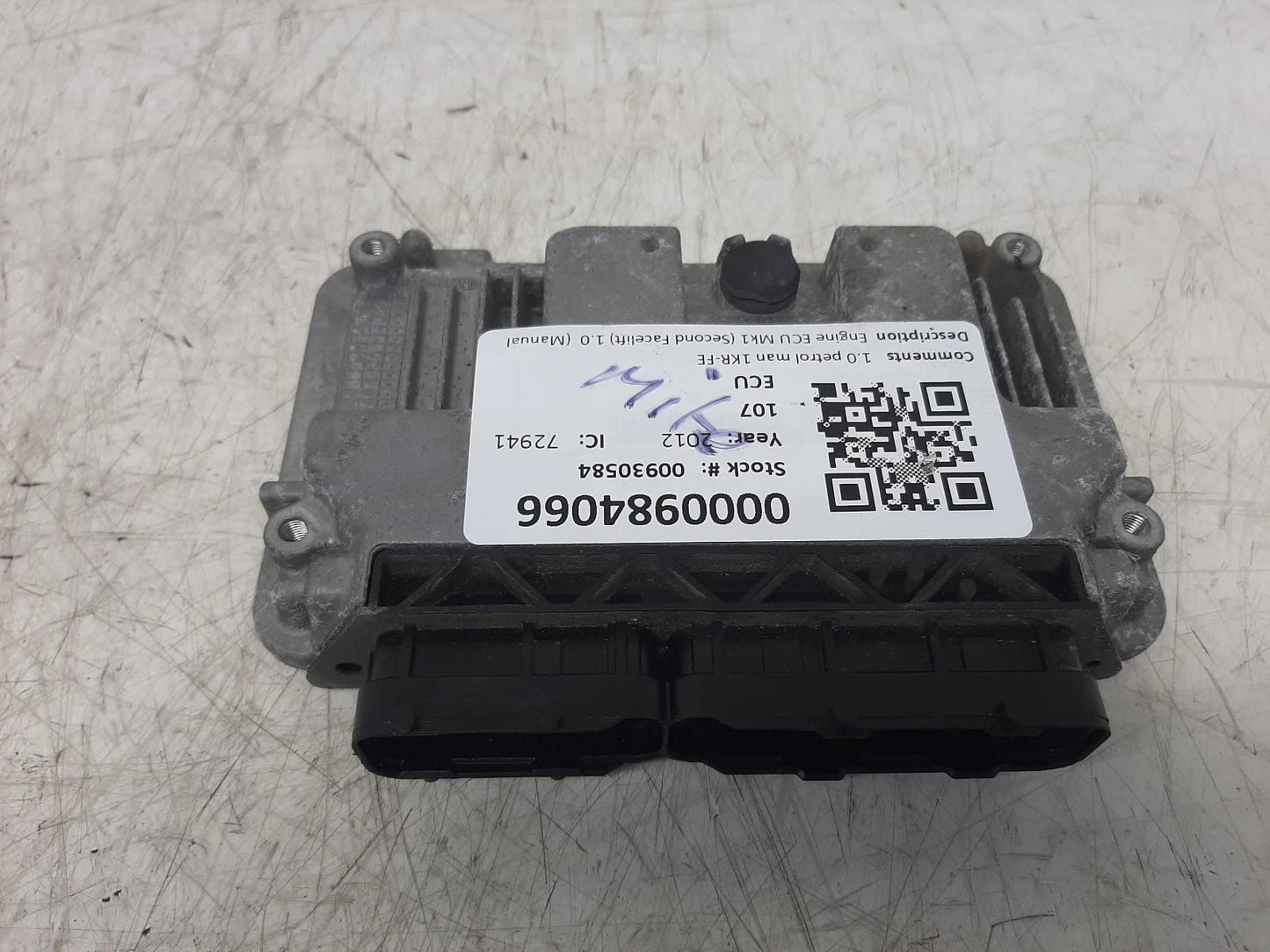 Peugeot 107 1.0L 384F (1Kr-Fe) ECU Engine Control Unit 