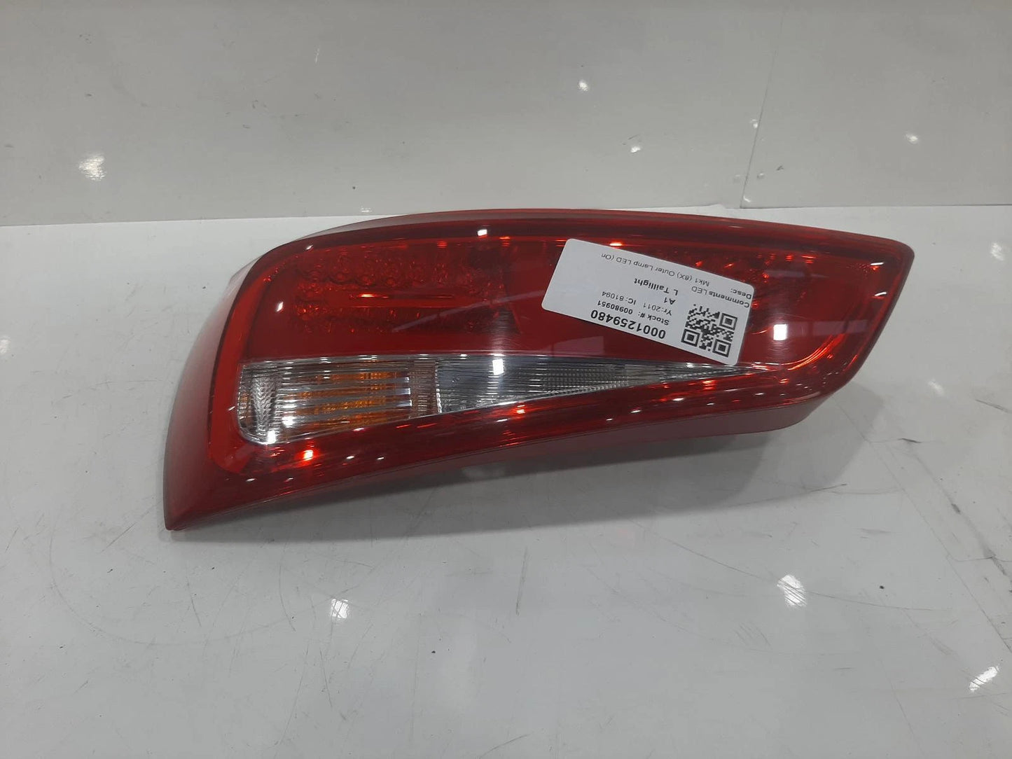 Audi A1 Mk1 (8X) N/S Passengers Left Rear Outer LED Taillight Tail Light 