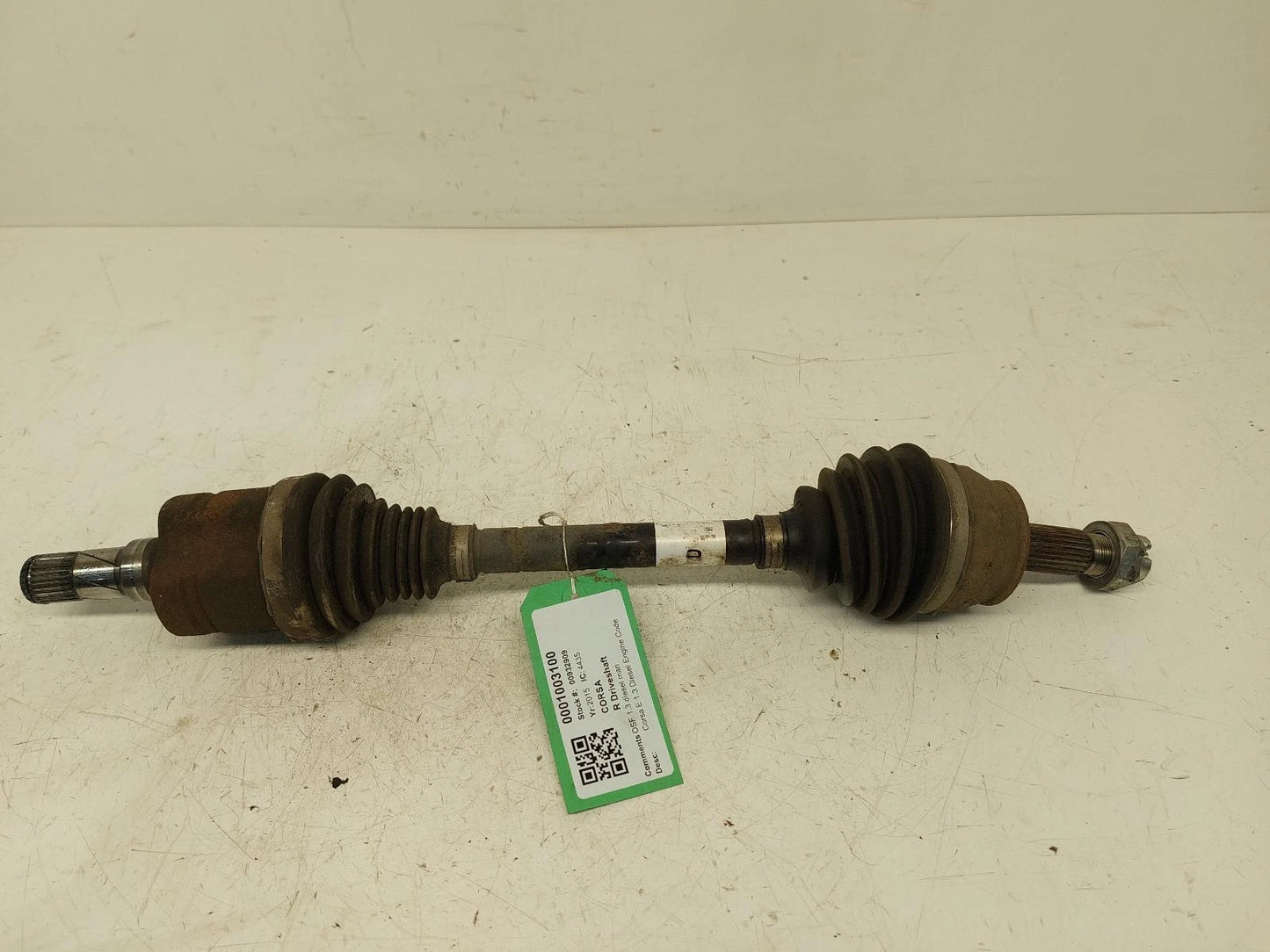 Opel Corsa 1.2L Diesel Passengers Left Front Driveshaft with ABS 