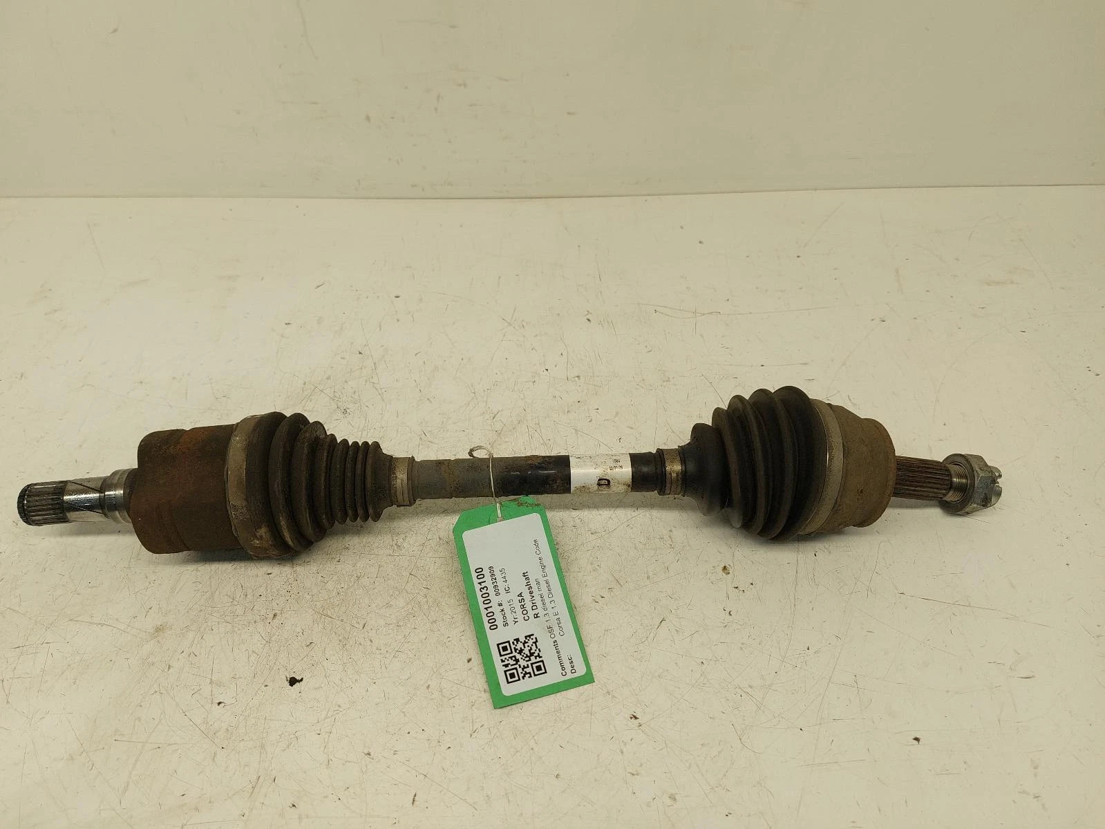 Opel Corsa 1.2L Diesel Passengers Left Front Driveshaft with ABS 