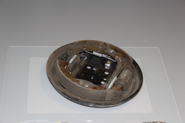 Ford Fiesta Brake Plate with Shoes and Cylinder Rear Left 