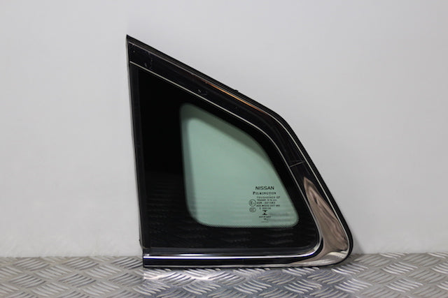 Nissan Qashqai Quarter Panel Window Glass Rear Passengers Side 