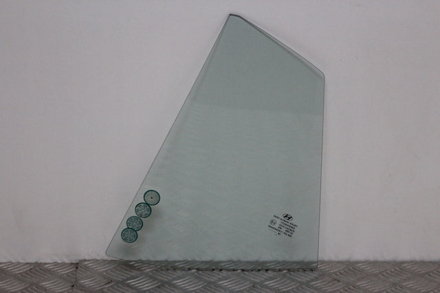 Hyundai i10 Door Quarter Window Glass Rear Passengers Side 