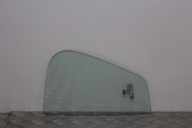 Hyundai i20 Door Quarter Window Glass Rear Passengers Side 