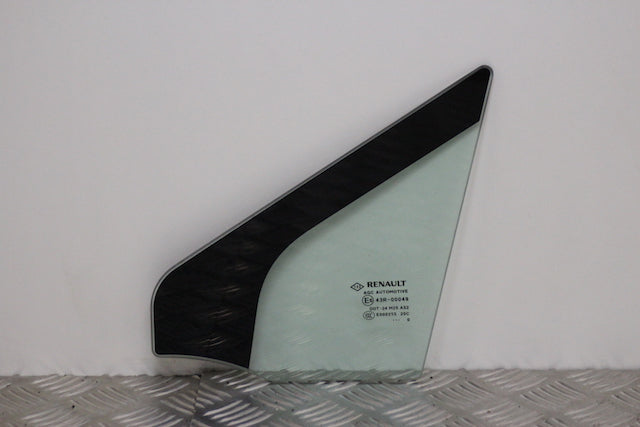 Renault Scenic Door Quarter Window Glass Front Passengers Side (2010)