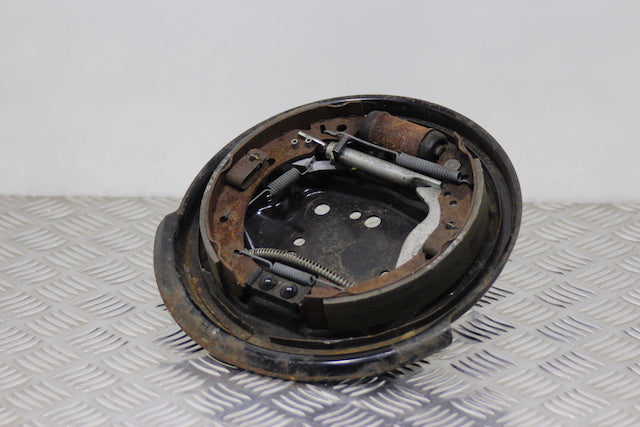 Mazda Mazda2 Brake Plate with Shoes and Cylinder Rear Left 