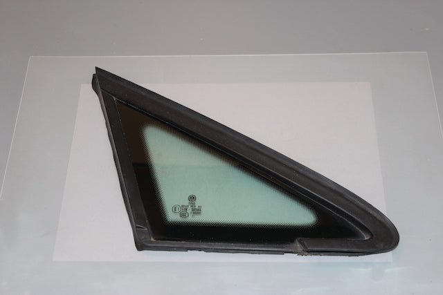 Volkswagen Golf Quarter Panel Window Glass Front Drivers Side 